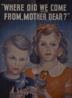 Pamphlet titled, &quot;Where did we come from, Mother dear?&quot;