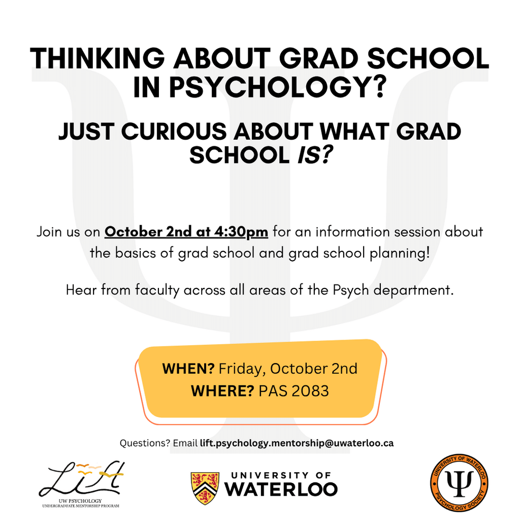 Grad School Info Session Poster 2026
