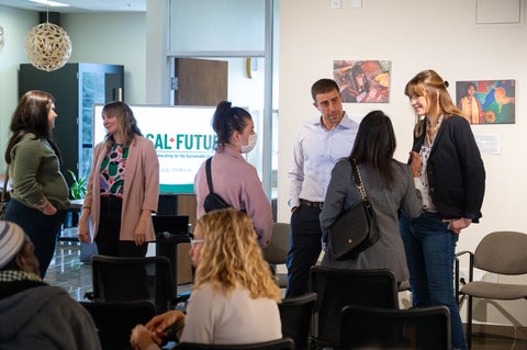 Attendees at launch event