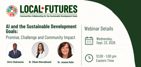 AI and the sustainable development goals: promise, challenge and community impact. Headshops of speakers