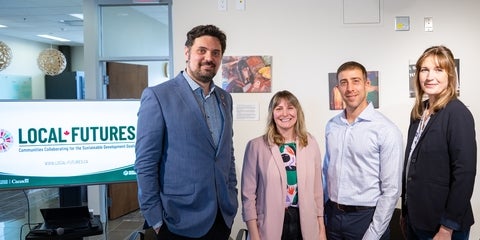 Panelists during launch event