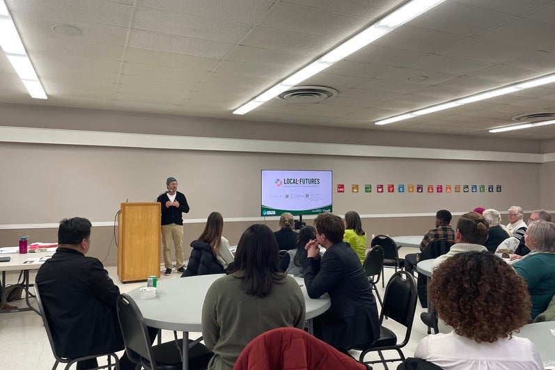 Presentation at community workshop