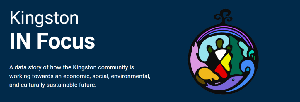 Text reading Kingston in Focus 