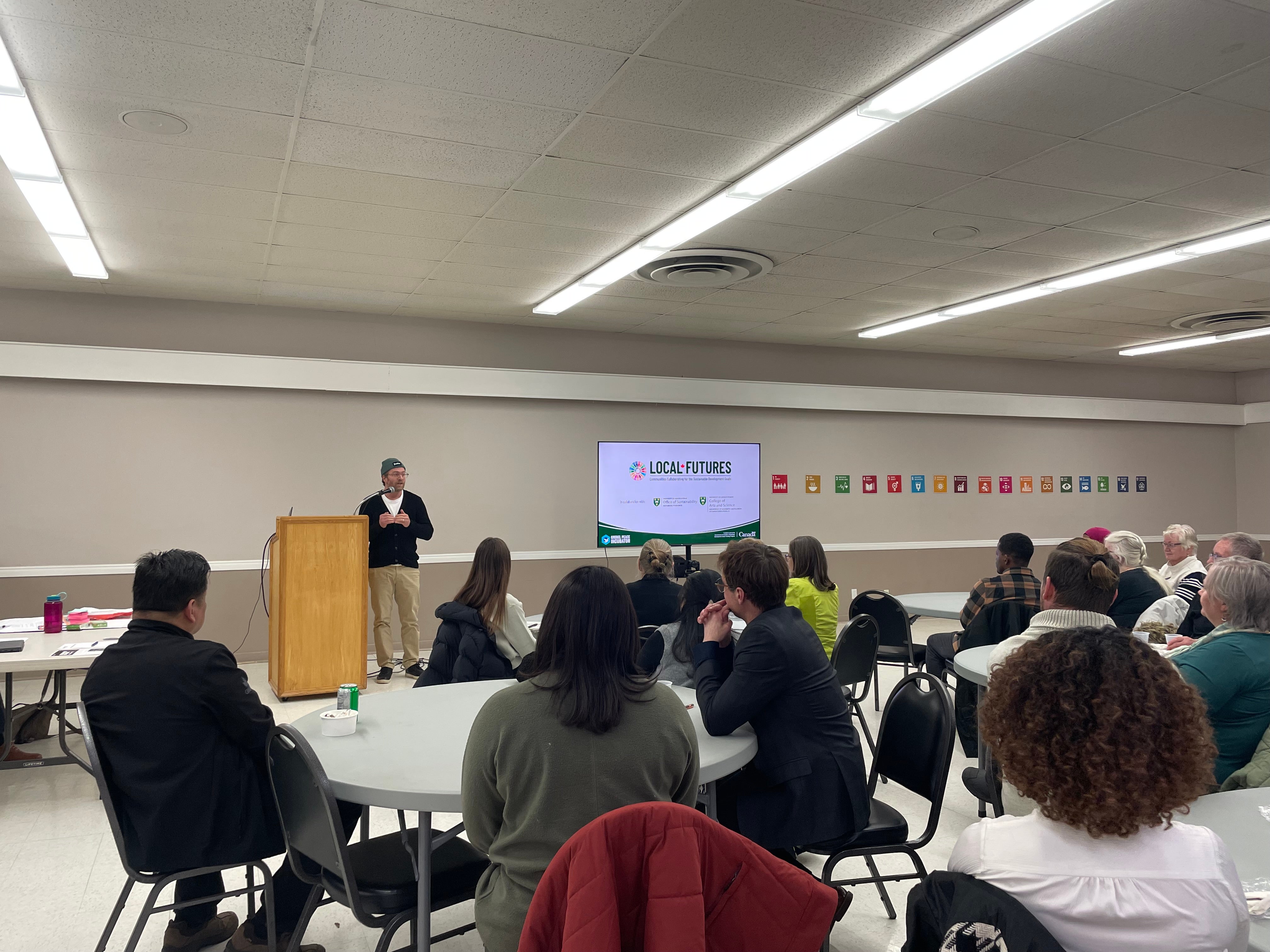 Presentation at community workshop