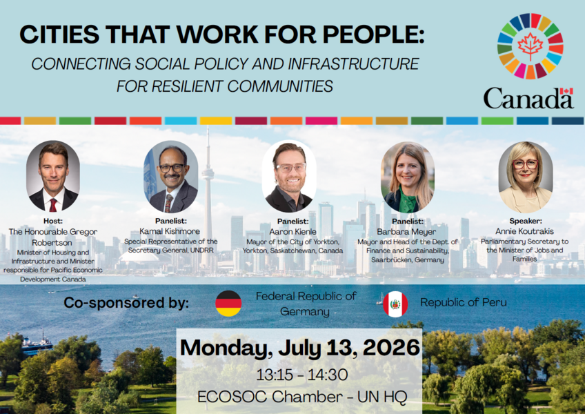 picture of five panelists with date and time of speaking engagement