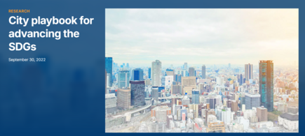 City playbook for advancing the SDGs