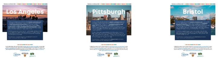 Los Angeles, Pittsburgh and Bristol VLR Briefs