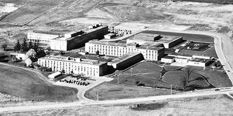 Aerial Campus Shot from 1961