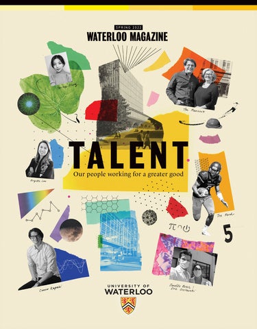 Waterloo Magazine Spring 2022: Talent Cover