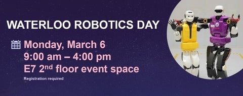 Waterloo Robotics Day 2023 event banner