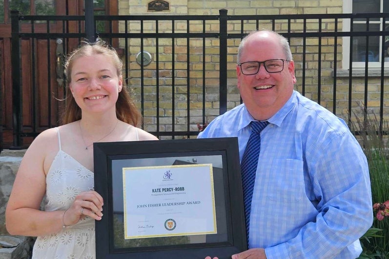 Kate Percy-Robb was honored with the Roy Duxbury Award for Leadership