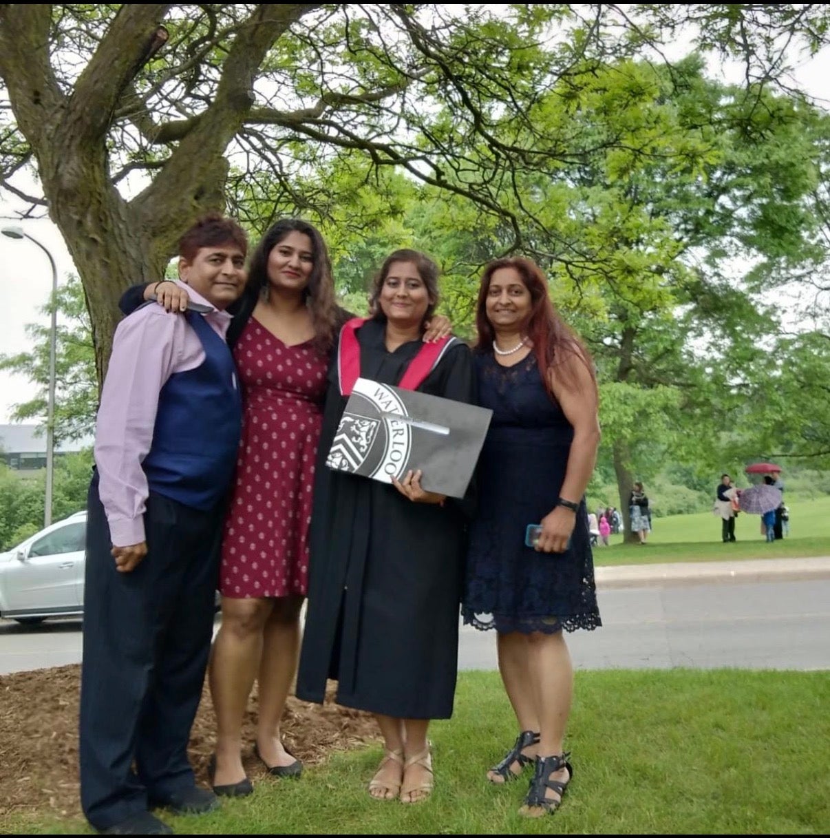 Ripple Patel and family at convocation 