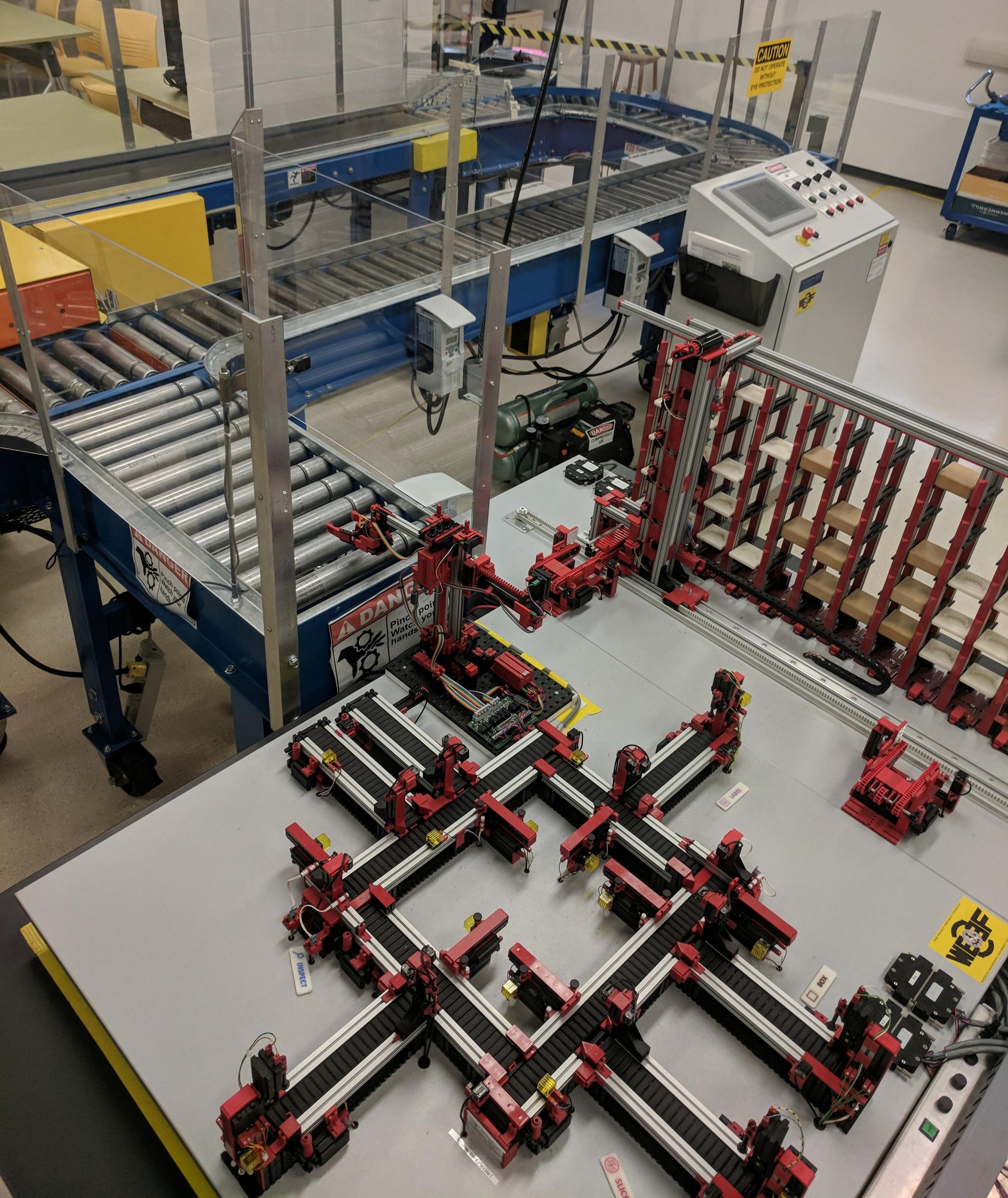 Miniature automated factory