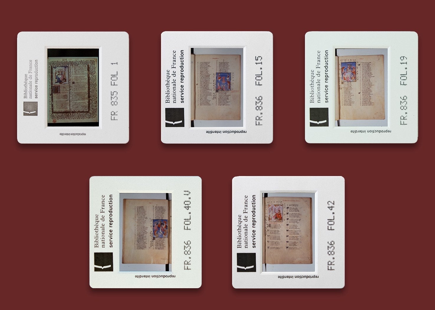 Compilation de diapositives FR836