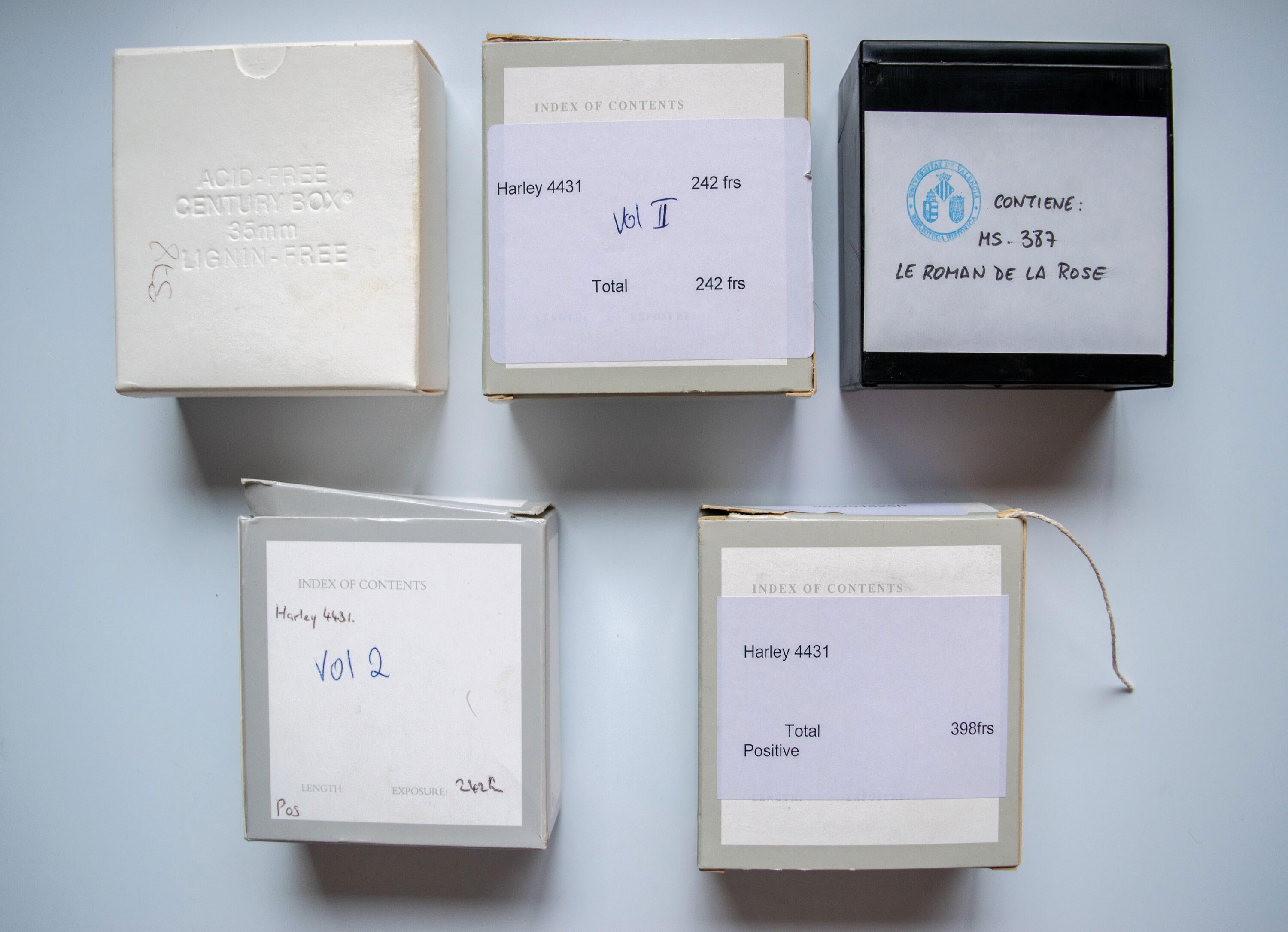 Boîtes à rouleaux de film