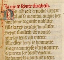 Medieval writing