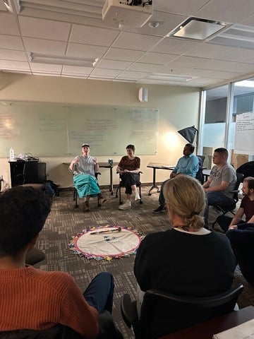 Guest speaker in Dr. Johanna's class