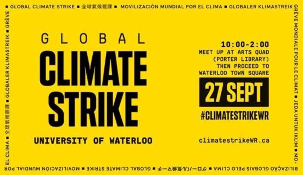 global climate strike university of waterloo