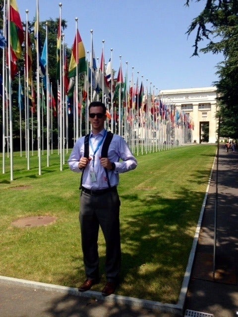 Michael in Geneva at the UN