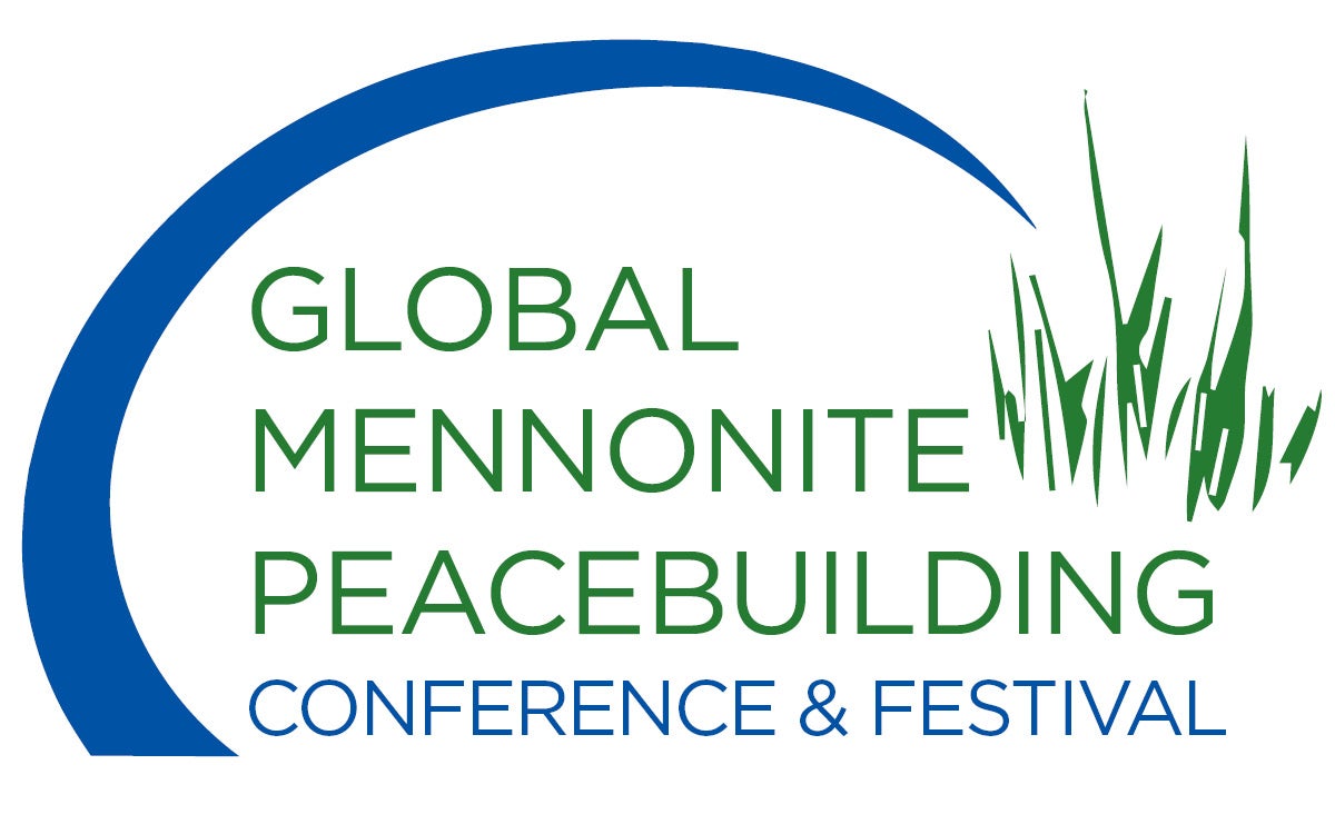 Global mennonite peacebuilding conference logo