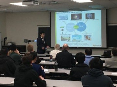 Dr. Yimin Wu was invited to give a talk at University of British Columbia