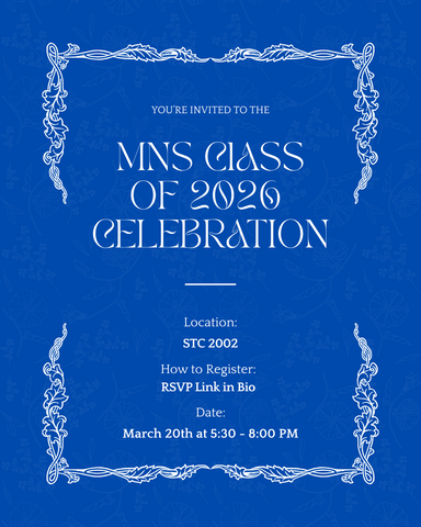 MNS Class of 2026 Celebration Event Poster