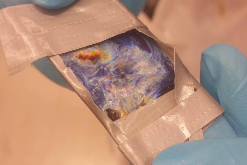 Starry Night like Liquid Crystal