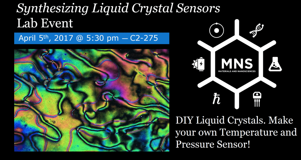 Liquid Crystal Lab Event Poster