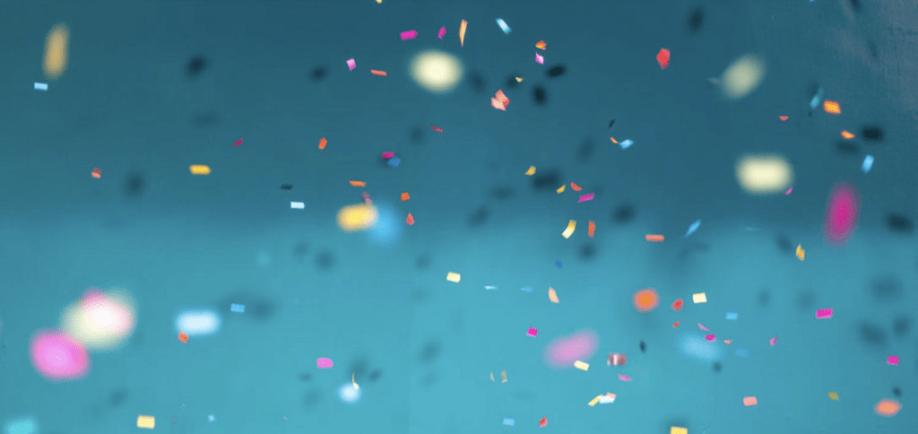 Photo of confetti