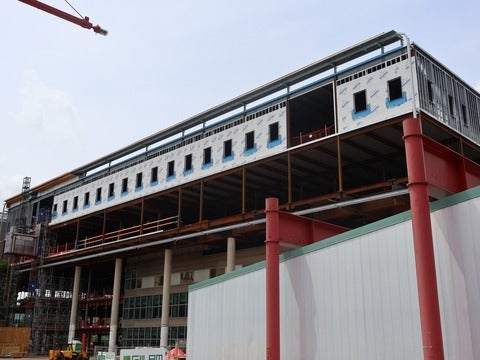 M4 construction site
