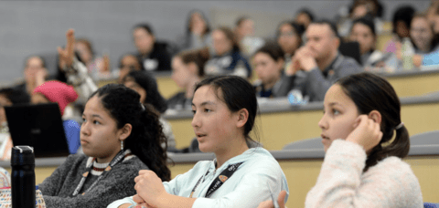 Young students in lecture