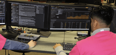 Students on computer 