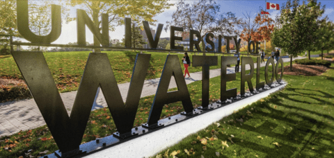University of Waterloo Sign