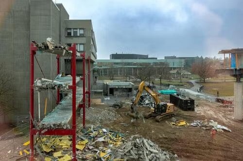 Demolition of the Bridges connecting MC and DC  and MC and M3.