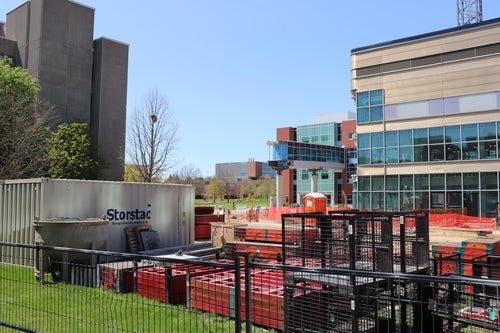 M4 construction site