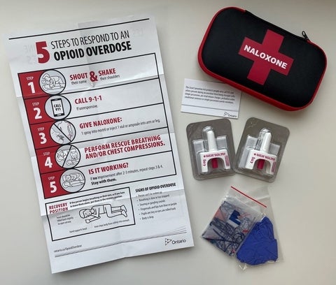 an image of a Naloxone kit