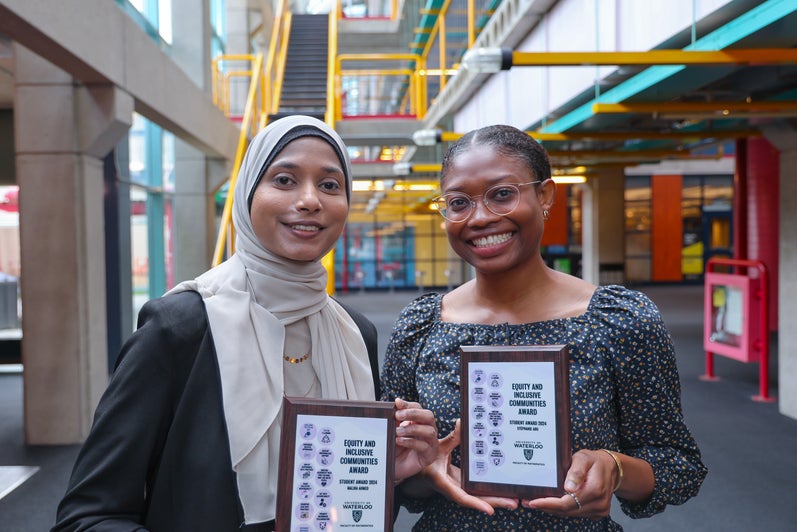 Maliha Ahmed and Stéphanie Abo