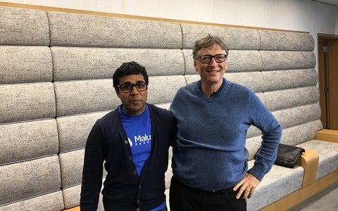 Sam Pasupalak and Bill Gates