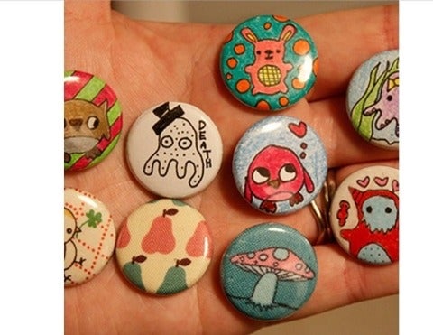 Homemade buttons