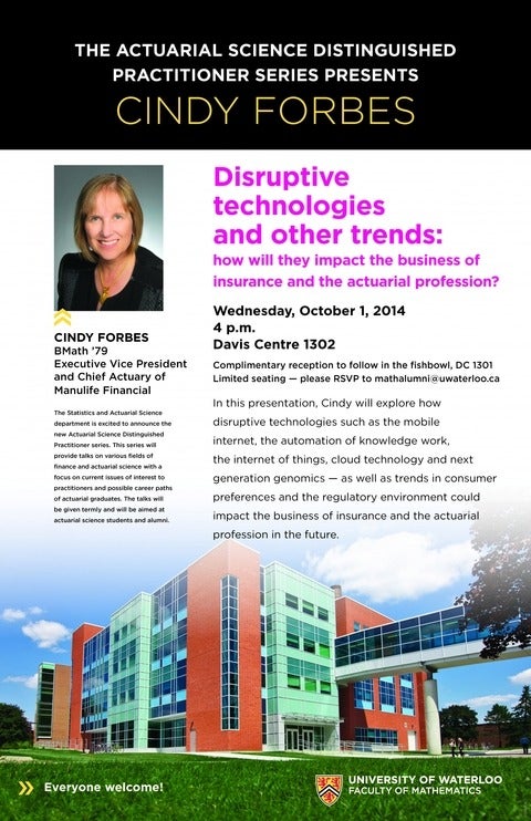 Cindy Forbes lecture poster