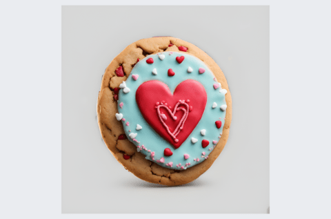 An image of a decorated cookie