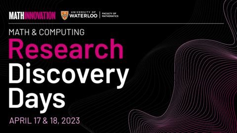 Web banner for math and computing research discovery days