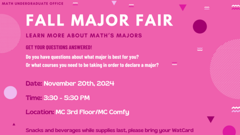 Fall Major Fair