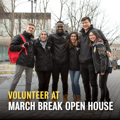 March Break Open House Volunteers