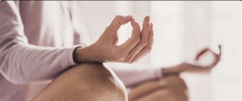 Image of a person meditating