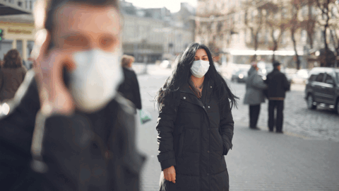 People wearing face mask 