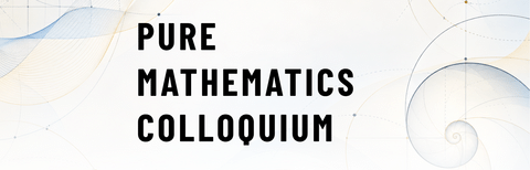 Pure Math Colloquium banner