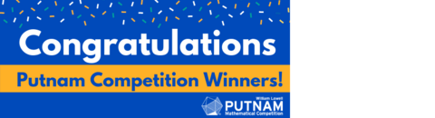 Congratulations Putnam Competition Winners