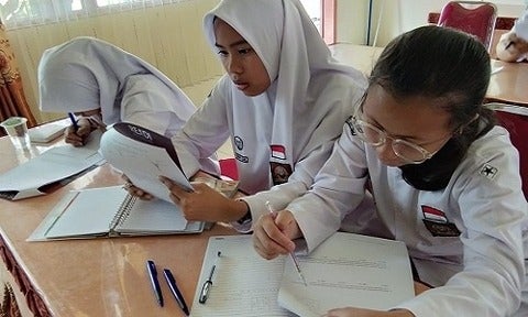 Students in Jakarta