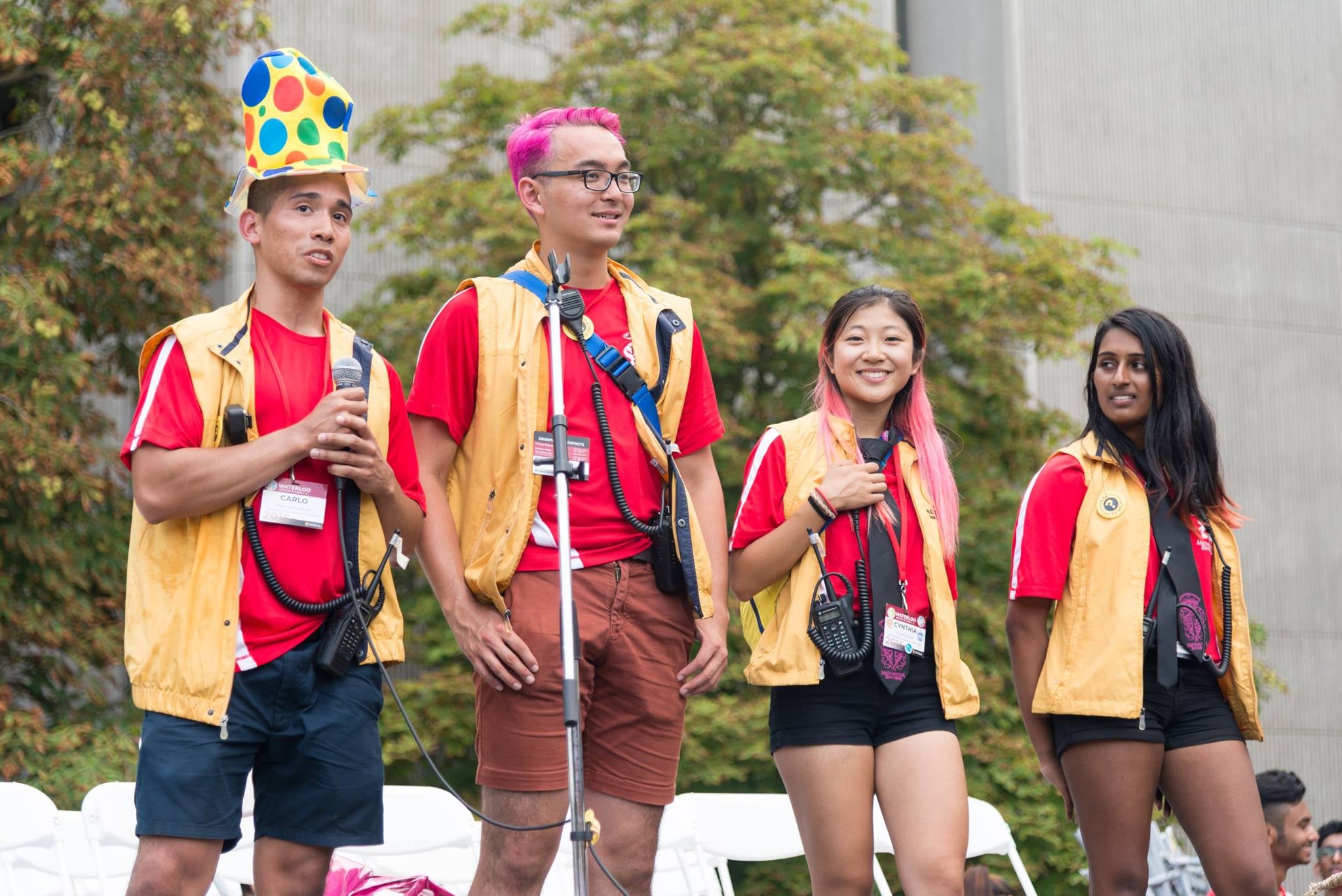 David Li and his fellow Orientation guides